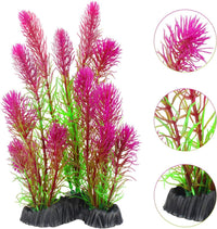 MyLifeUNIT Artificial Aquarium Plants - Red - image 2