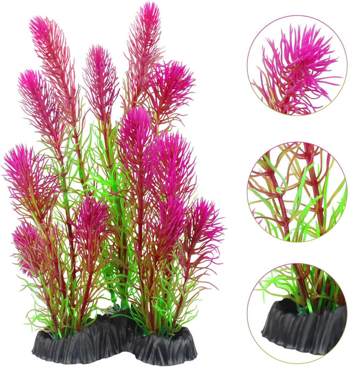 MyLifeUNIT Artificial Aquarium Plants - Red - image 2