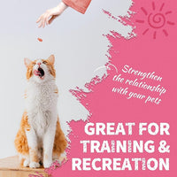 Just Try 13.4 OZ Urinary Tract Cat Treats for Indoor Cats Health Supplement Cranberry & D-Mannose for Kidney Bladder UT Support Salmon Flavor Crunchy Chews Cat Loves