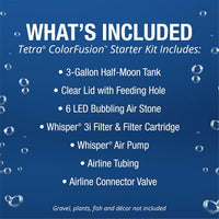 Tetra Half-Moon 3 Gallon Starter Fish Tank Kit – Essentials for Fish - 3 Gallon / General - image 2