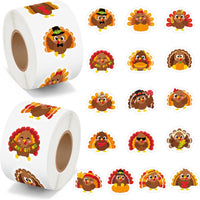 BeYumi Halloween Neon Christian Sticker - Cute Turkey
