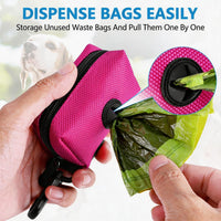 Dog Poop Bag Dispenser Holder Soft Waste Bags Roll Holders Leash Clip - 1 Count (Pack of 1) / 1PC Pink - image 2