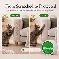 Anti-Scratch Tape for Furniture, Stop Cats from Scratching Couch - 2.5" x 16Y Cat Scratch Tape - image 3