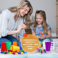 Bmag Counting Bears with Matching Sorting Cups - 36 Bears - image 2