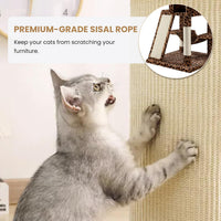 SHA CERLIN 65in Larger Cat Tree Tower Condo for Indoor - Leopard Print - image 4