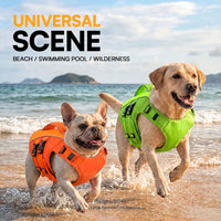 Dog Life Jacket Medium,Ripstop Dog Flotation Vest for Medium Dogs – Essentials for Dogs - Medium / Orange - image 4