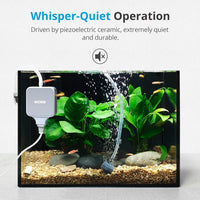 NICREW Nano Silent Aquarium Air Pump - up to 10 gallon / White - image 2
