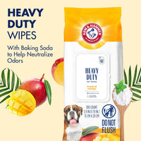 Arm & Hammer Heavy Duty Multipurpose Dog Wipes, Mango - 100 Count (Pack of 1) - image 2