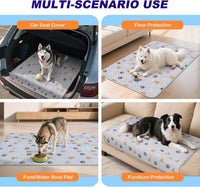 Washable Pee Pads for Dogs, Waterproof - Orange / 65"x48" (Pack of 1) - image 2