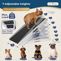 Dog Ramp for Couch, Non-Slip - White - image 2