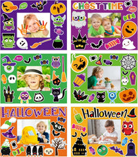 30 Packs Halloween Arts and Crafts for Kids Picture Frame Craft Kits - Halloween
