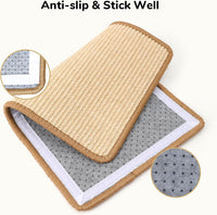 FUKUMARU Cat Scratcher Mat - Beige-2 Packs-19.6 x 11.8 Inch - image 3