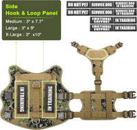 WINSEE Tactical Dog Harness with Dog Leash - Large / Camo Forest - image 4