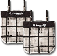 Southwestern Equine EZ Breezy Box Fan Holder, Horse Stall Classic Fan Bag, Stable Supplies, Horse Fan (2 Pack Black)