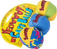 Yeowww! Catnip My Cats Balls Toys for Cats, Durable Cotton Twill - image 2