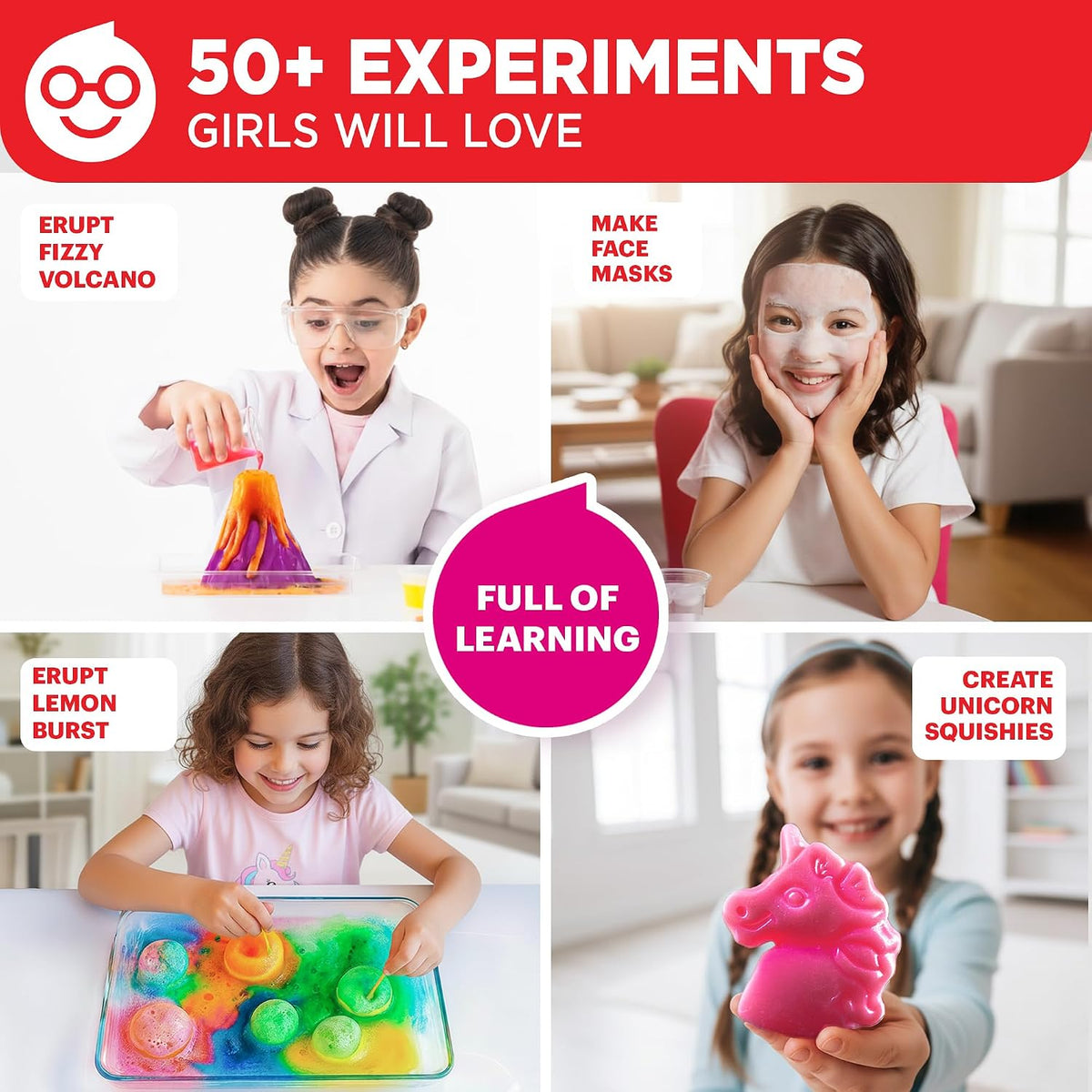 Doctor Jupiter Girls' First Science Experiments Kit for Kids Ages 4+ – Fun for Kids & Family - Girls' First Science Kit Starter: 4+ - image 3