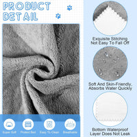 SmoothNovelty 5 Pcs Waterproof Guinea Pig Cage Liner - Gray / 18" X 24" / Classic - image 3