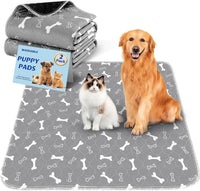 Washable Pee Pads for Dogs, 18"x24" - Gray / 72*72 Inch (Pack of 2)