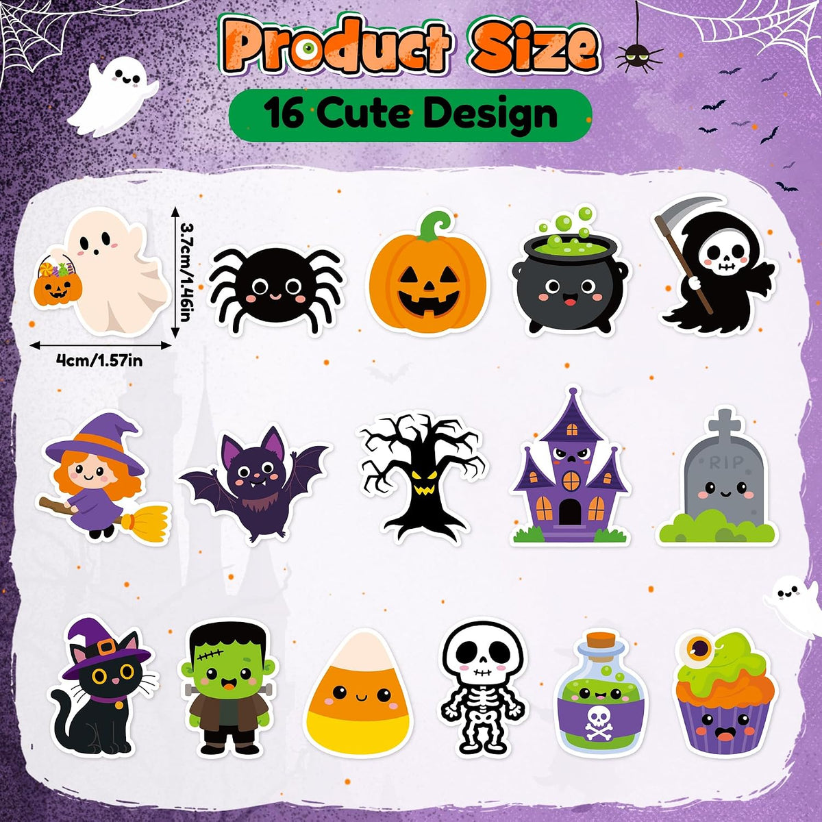 BeYumi Halloween Neon Christian Sticker - Cute Halloween - image 2
