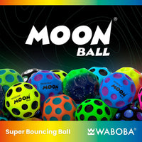 Waboba Moon Ball Gradient, Hyper Bouncy – Fun for Kids & Family - Rainbow - image 2