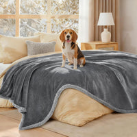 Luciphia Waterproof Pet Blanket - L (65" x57") / Light Grey