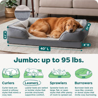 FurHaven Cooling Gel Dog Bed for Large Dogs - Jumbo / Granite Gray - image 3