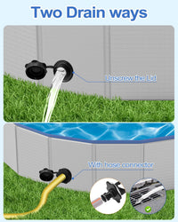 Dog Pool for Large Dogs, Plastic Pool for Dogs - L - 47.2'' x 12'' - image 2