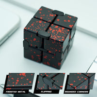 DOLASEV silver metal infinity cube fidget toy made of zinc alloy - view 22