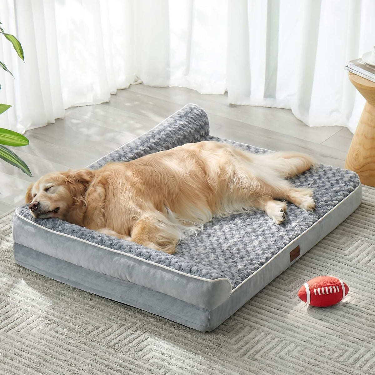 Orthopedic Washable Dog Bed - Gray / 35.0"l x 22.0"w x 6.5"th