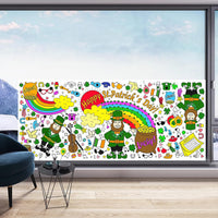 OHOME Halloween Giant Coloring Poster/Tablecloth-Halloween Crafts - St. Patricks Day - image 3