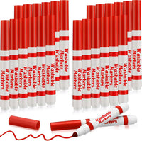 Janlaugh washable markers bulk pack of 24 broad line markers with conical tips - view 9