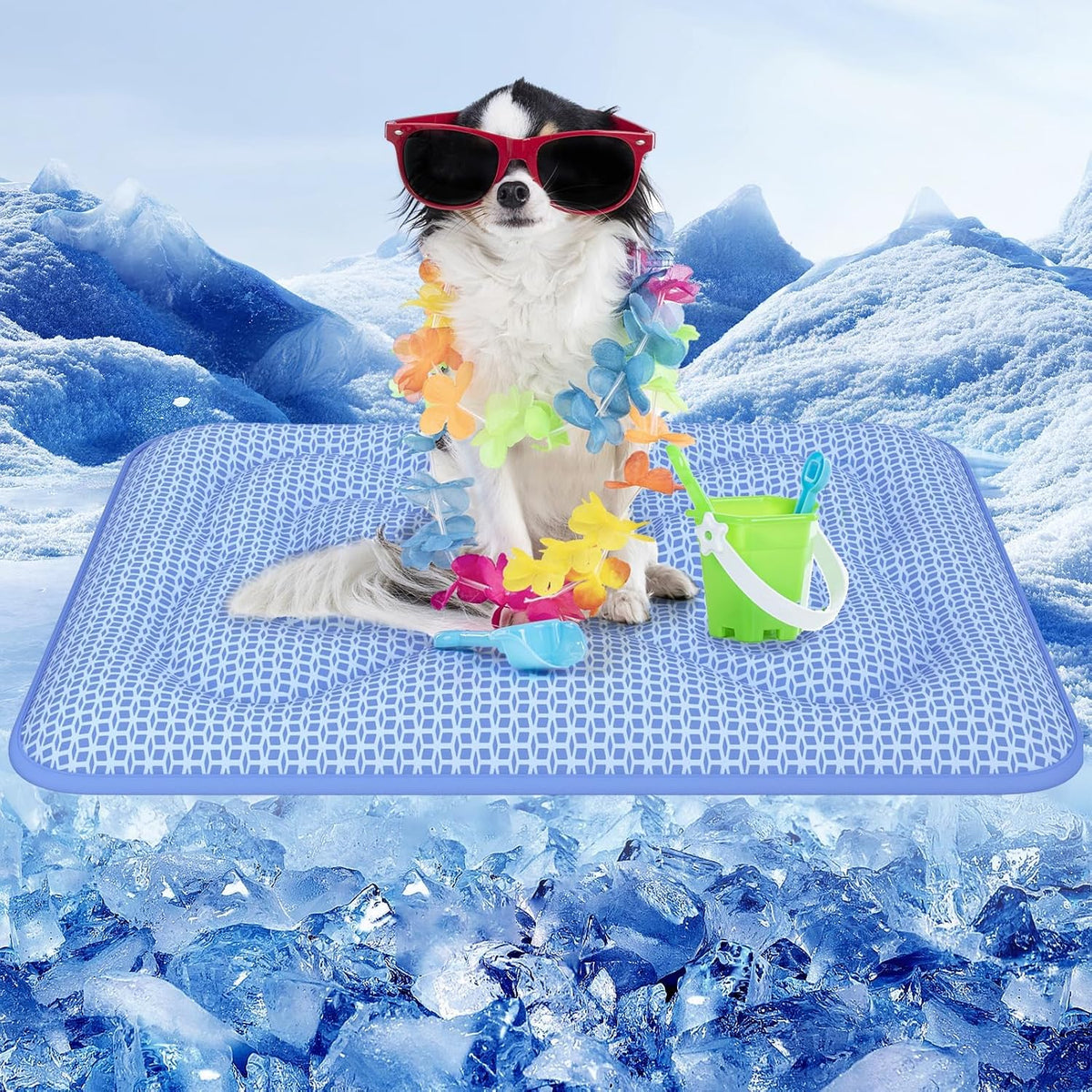 Thickened Cooling Mat for Dogs, Suitable for All Seasons - Blue / M