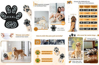 Anti-Slip Dog Paw Protector Pads for Senior Dogs, Dog Paw Adhesive Pads on Hardwood Floor,Senior Pets Essentials with Strong Traction,Puppy Grippers,12 Sets 48 pc S