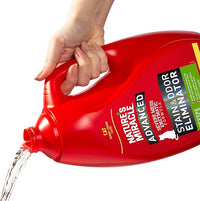 Nature's Miracle Advanced Cat Stain and Odor Eliminator Spray, Severe Mess Enzymatic Formula, Sunny Lemon Scent, 1 Gal