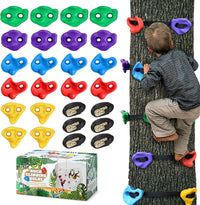 TOPNEW 12 Ninja Tree Climbing Holds for Kids Climber - 20 Pcs Multicolor Color 2