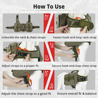 Himal Outdoors Dog Backpack & Saddle Bag - Green - image 4