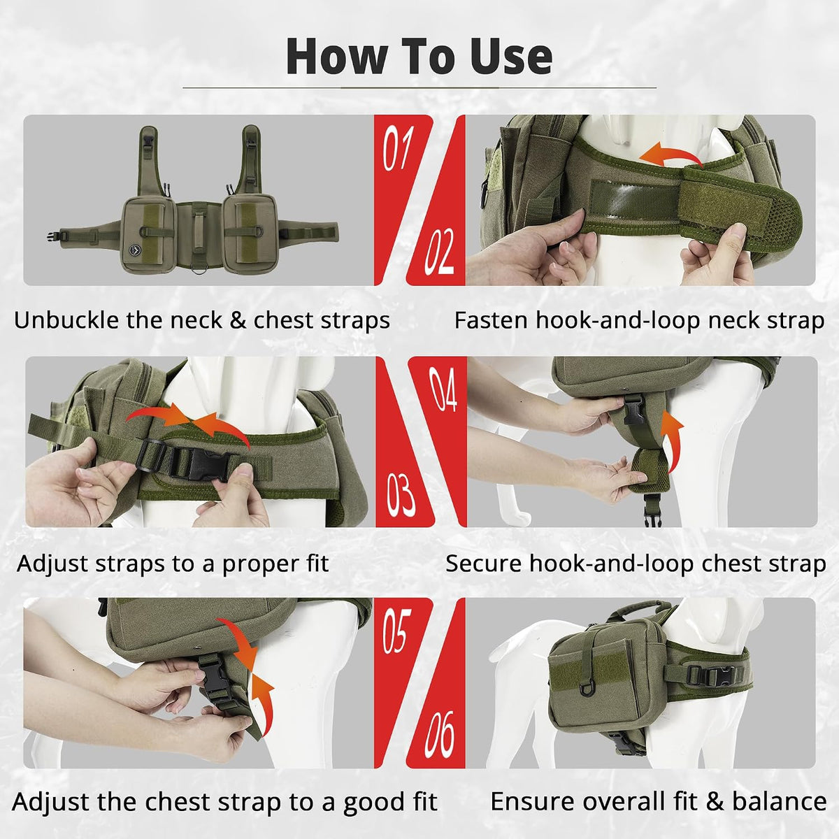 Himal Outdoors Dog Backpack & Saddle Bag - Green - image 4