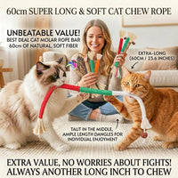 Cat Toys 12PCS Mix Catnip Chew Rope Silvervine Stick for Indoor Cat – Essentials for Cats - MIX-12PACK - image 4