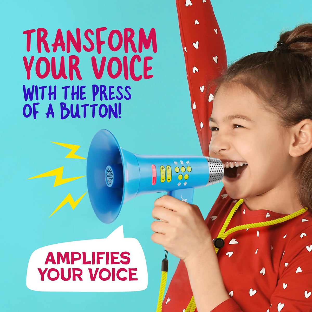 5 In 1 Voice Changer for Kids - Blue - Multi-colored - image 2