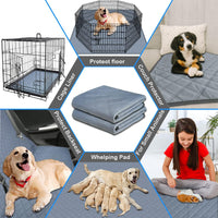 RIOUSSI Reusable Pee Pads for Dogs, Puppies. Washable, Absorbent - 20"x28"(4pack) / Light Gray - image 3