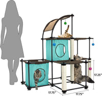 Kitty City Sleeper Cat Bed – Essentials for Cats - A) INDOOR MEGA KIT / 3 levels - image 3