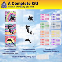 SunGemmers Suncatcher Kit for Kids - Mermaid, Dolphin, & Turtle - image 4