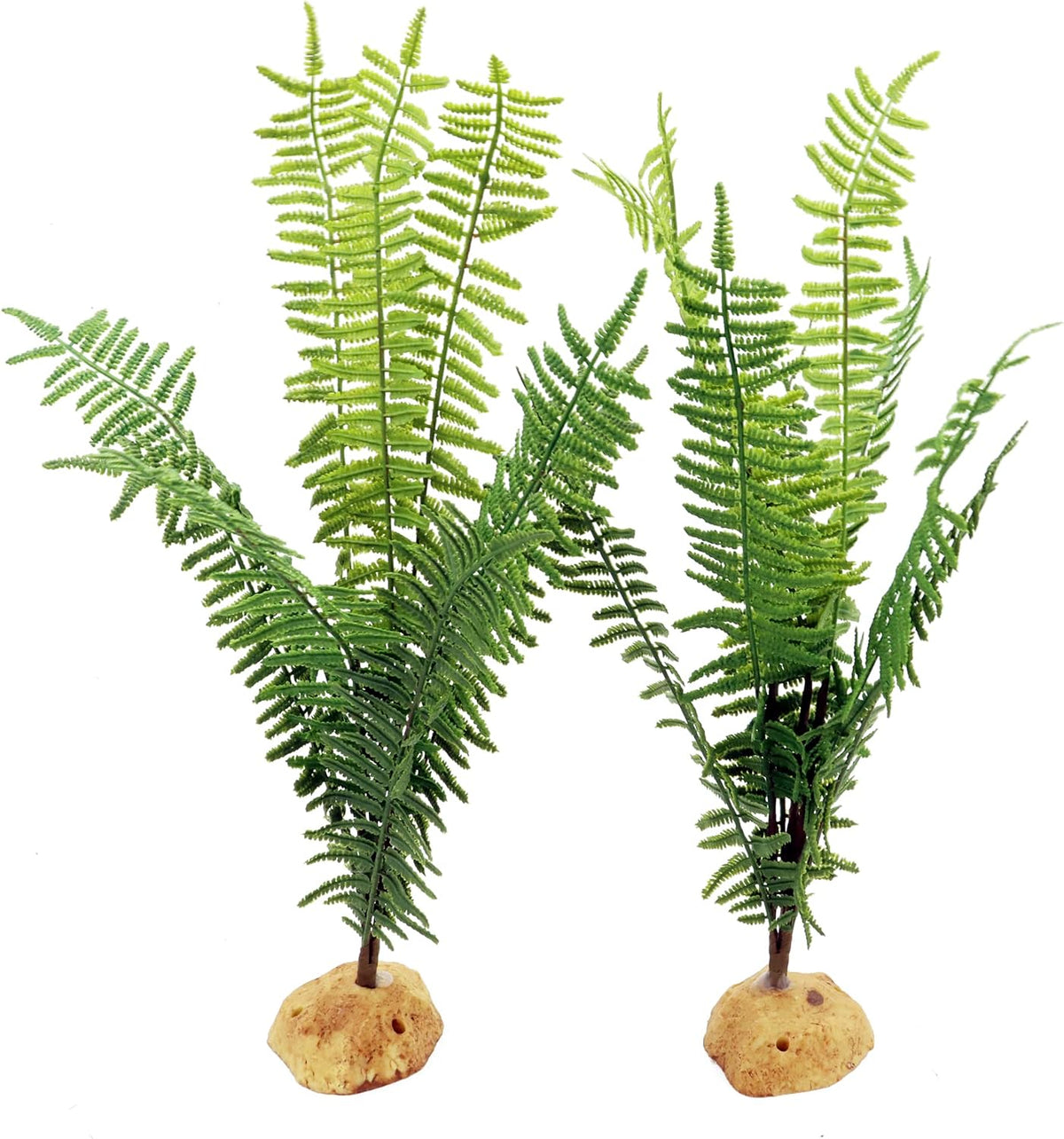 JIHAQUA Fake Fern Plants, Plastic Reptile Terrarium Decor – Essentials for Reptiles And Amphibians - Fern - image 3