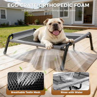 Lekereise Outdoor Elevated Dog Beds for Small Dogs - 31.7"L x 26.4"W x 8.7"Th - image 4