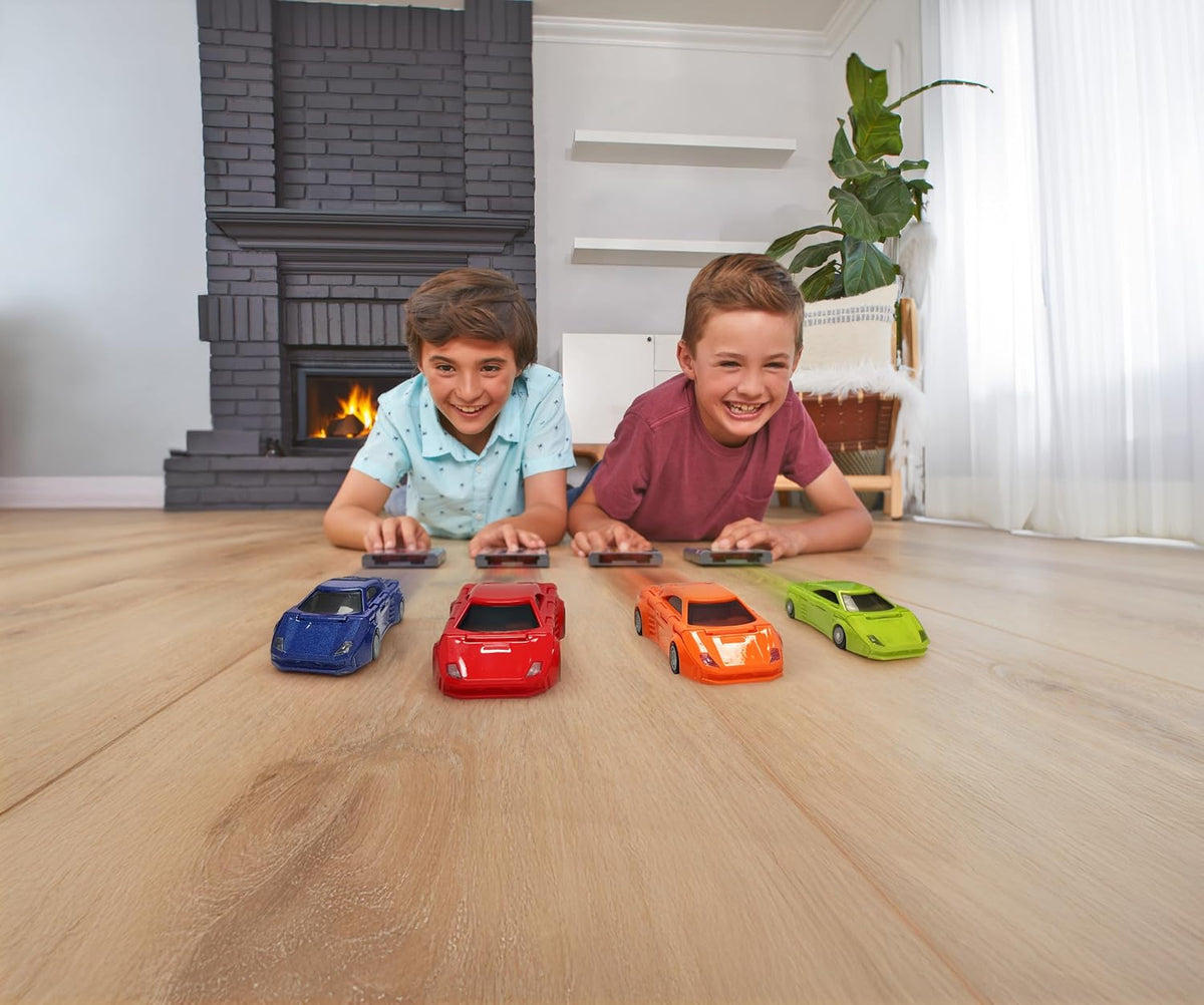 FLAT 2 FAST Original Speed Card Racer - Supercar - 1 Pack / Nitro Green - image 2