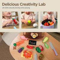 GILOBABY Kids Play Kitchen Accessories - Pink - image 3