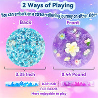 Pixnest 5 pack picky pads, rainbow fidget picking pads 3.34 inch with tweezer - view 34