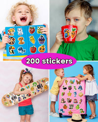 JCFIRE Halloween Stickers for Kids - Cute Mixed 200 Pcs - image 3