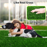 Fake Grass Pad for Dogs Potty Training Artificial Turf - 33x33 Inch / Green - image 4