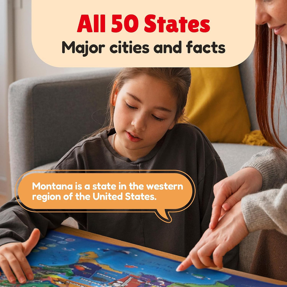BEST LEARNING i-Poster My USA - USA Map - image 3
